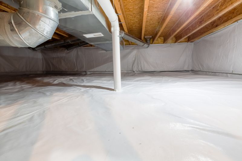 Encapsulated Crawlspace with Vent Sealing